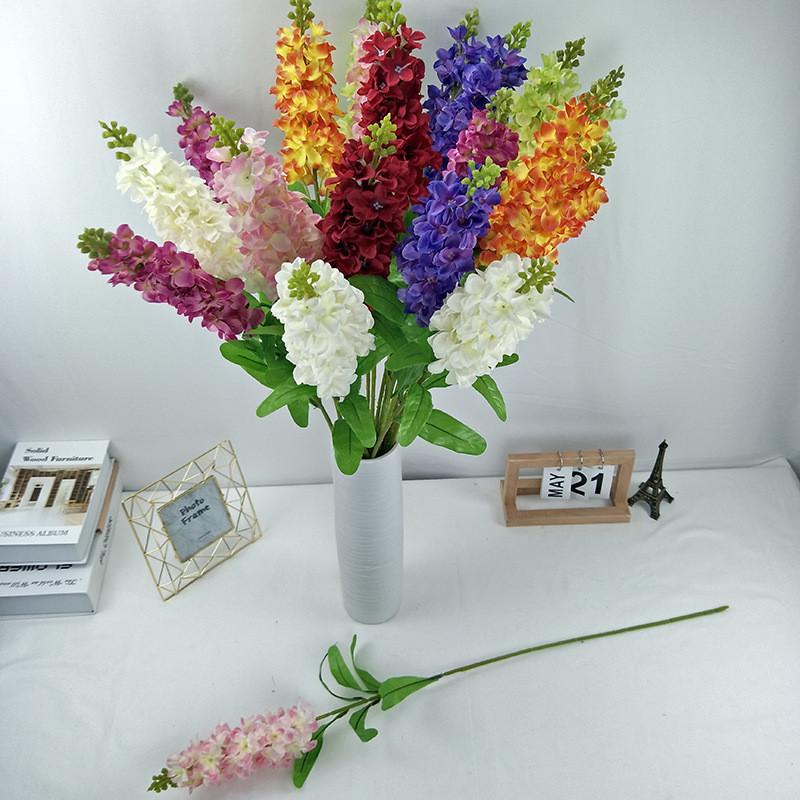 Premium Silk Violet Faux Flowers For Wedding Party Home Decor