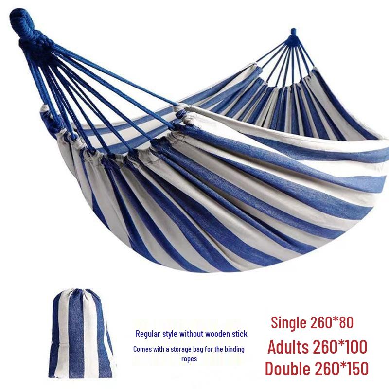 Outdoor Wind Hammock: Summer Swing, Indoor/Outdoor Tassel Hanging Net, Picnic & Camping Set