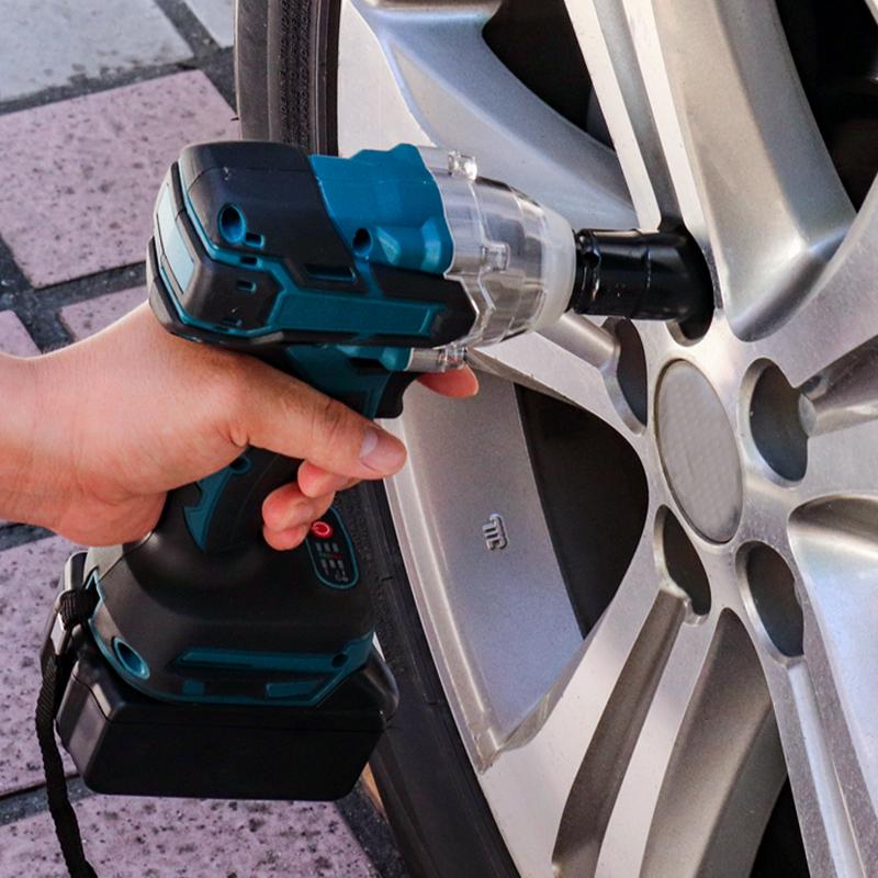 520N.M Cordless Wrench Brushless Electric Impact Wrench 1/2'' for Makita Battery 18V Electric Drill Screwdriver Multifunction