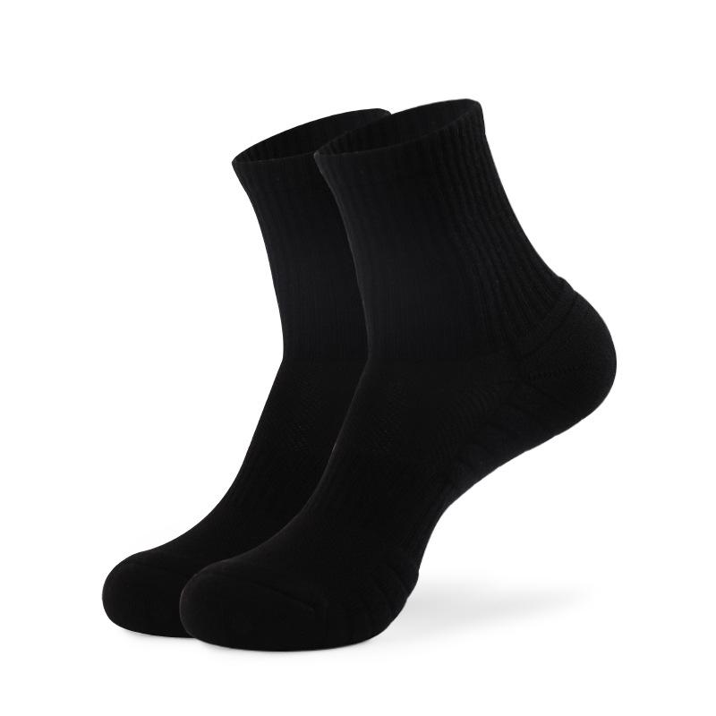 Herren Dicke Baumwoll-Sportsocken - Atmungsaktiv, Schweißabsorbierend, Basketball- und Laufsocken
