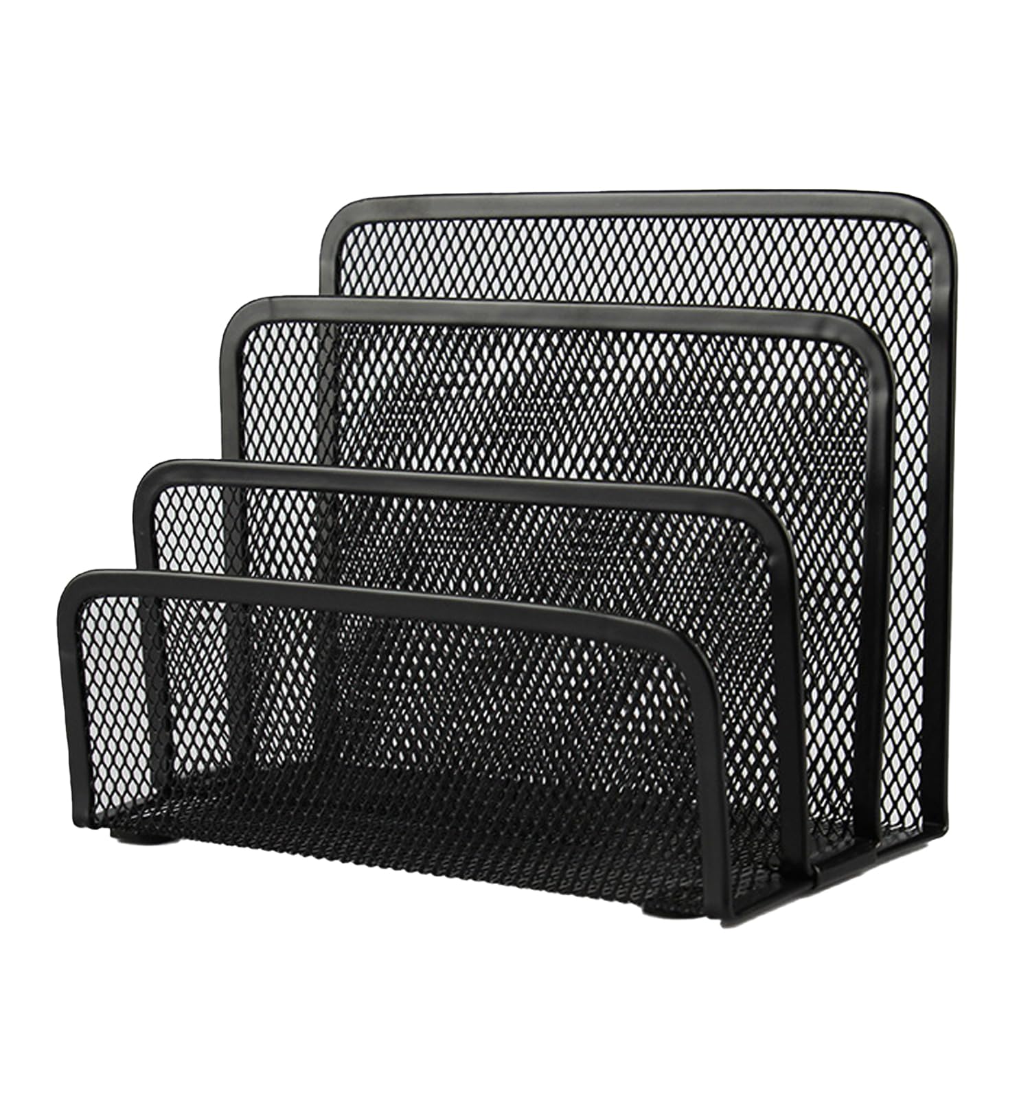 

NYANDELMO Black Letter Rack, Mesh File Rack, Desk Organizer, ND-0039-R05-BK