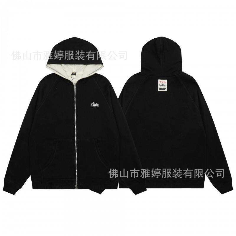 Corteiz Alcatraz Badge Patchwork Windbreaker Jacket Loose Fit Streetwear Unisex Lightweight Outerwear