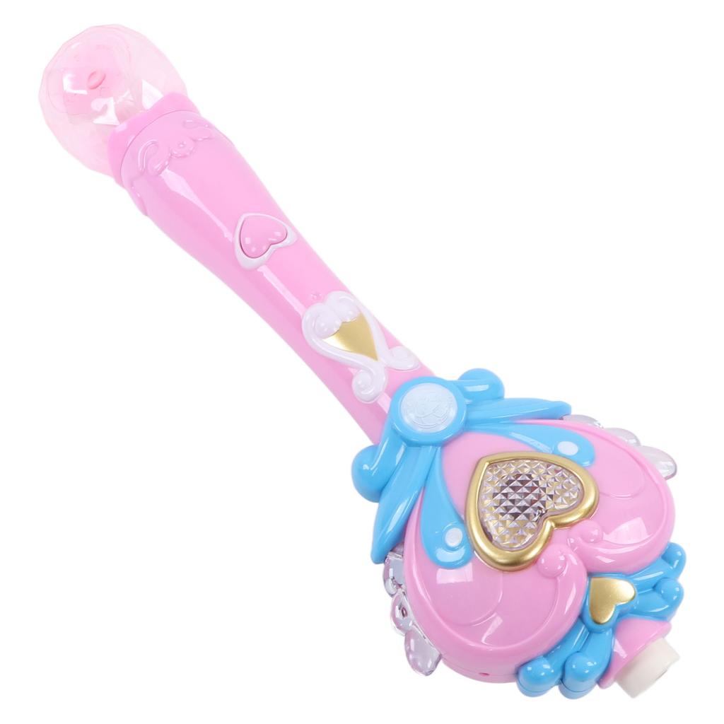 Kids Bubble Blower Wand Automatic Electric Light Up Bubble Blower Wand with Music for Children