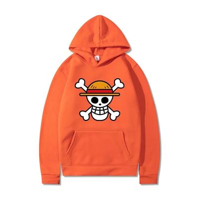 Sudadera avec capucha de una pieza para hombre Sudadera avec capucha de Anime japonais Monkey D. Maillot avec estampado de Luffy T