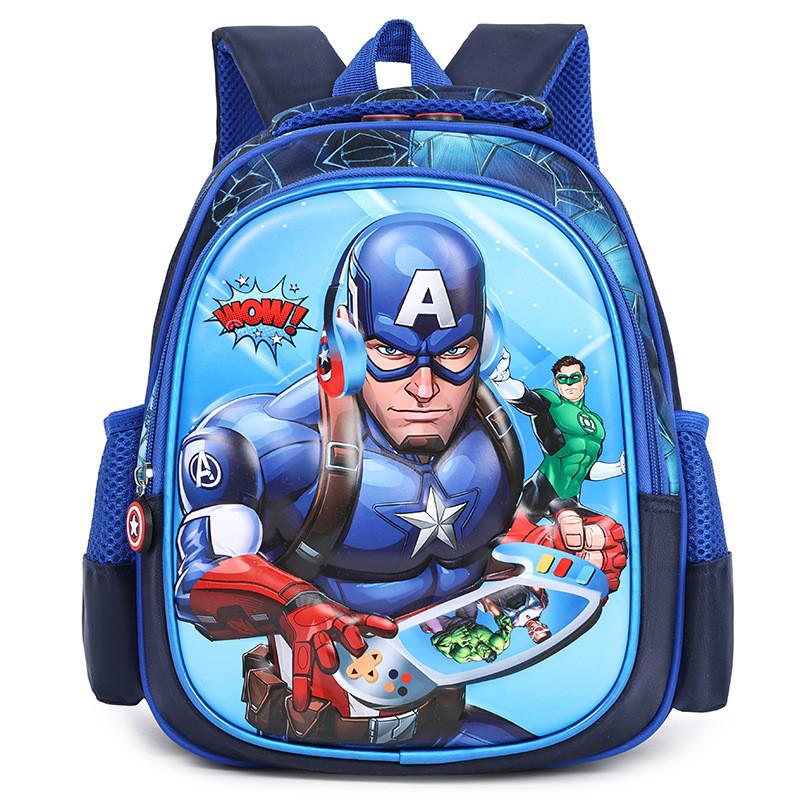 Spider Man Unicorn Elsa Kuromi Hello Kitty School Backpack With Lightweight Nylon And Air Cushion Straps For Preschool Children