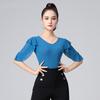 Womens Breathable Latin Dance Jumpsuit Modern Jazz Performance Training Costume