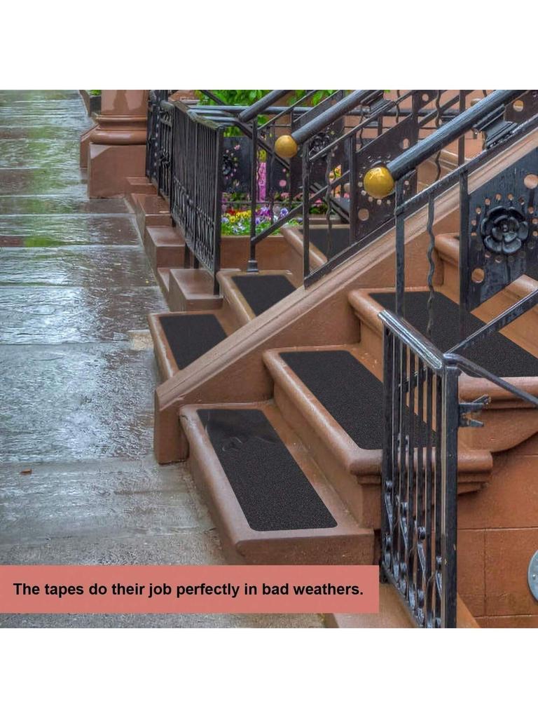 1pcs Non Slip Outdoor Stair Treads,Non Skid Heavy Duty Traction Adhesive Step Stripes for Staircase,Skateborad and Deck