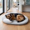 Letto Rinfrescante per Cani Estate Seta di Ghiaccio Tappetino per Gatti Ovale Nido per Animali Traspirante Dissipazione del Calore Tappetino Rinfrescante per Cani Gatti Piccoli Medi Grandi