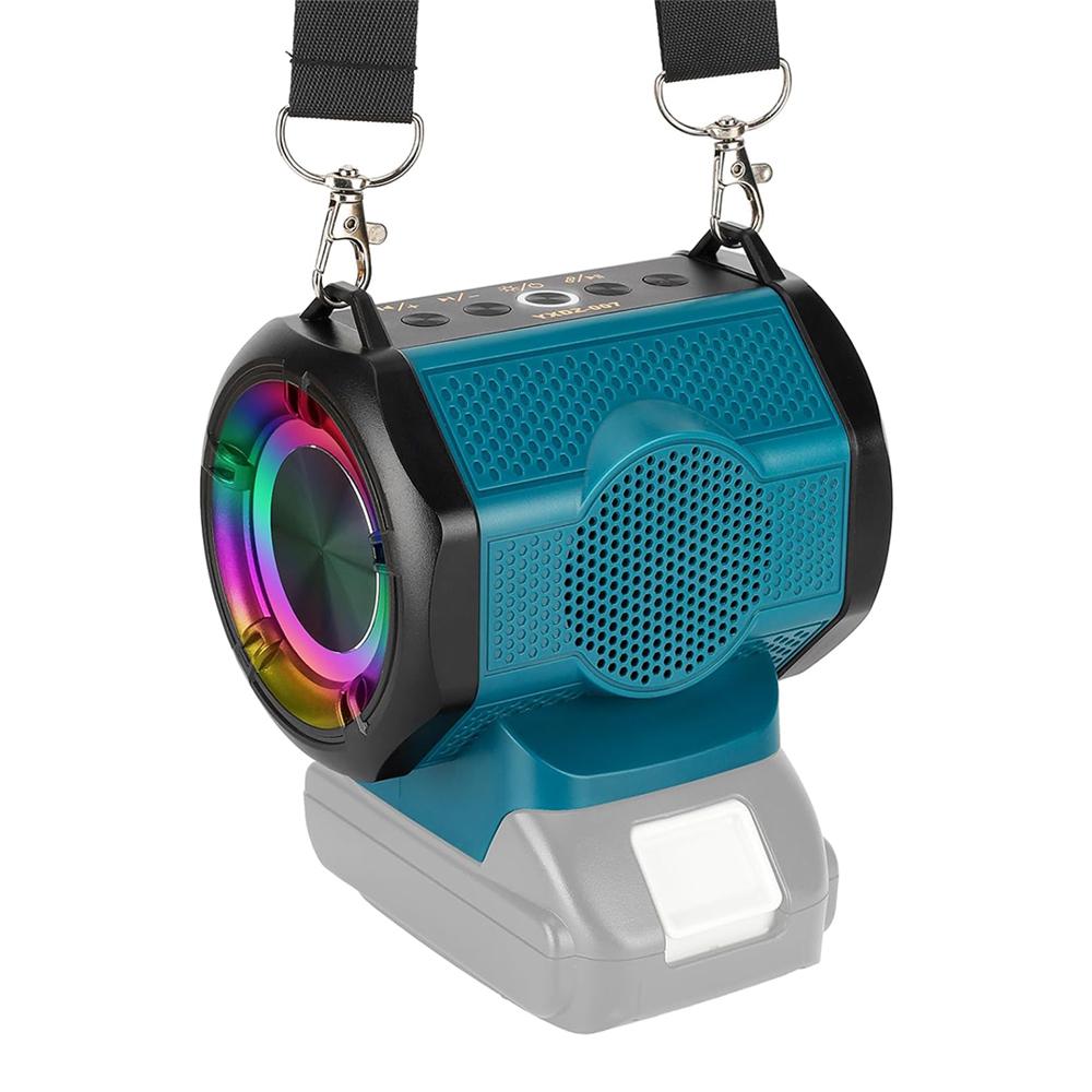 Portable Bluetooth Speaker For Makita 18V Lithium Battery Player Loudspeaker Amplifier With USB Type-C Port Charge for Camping