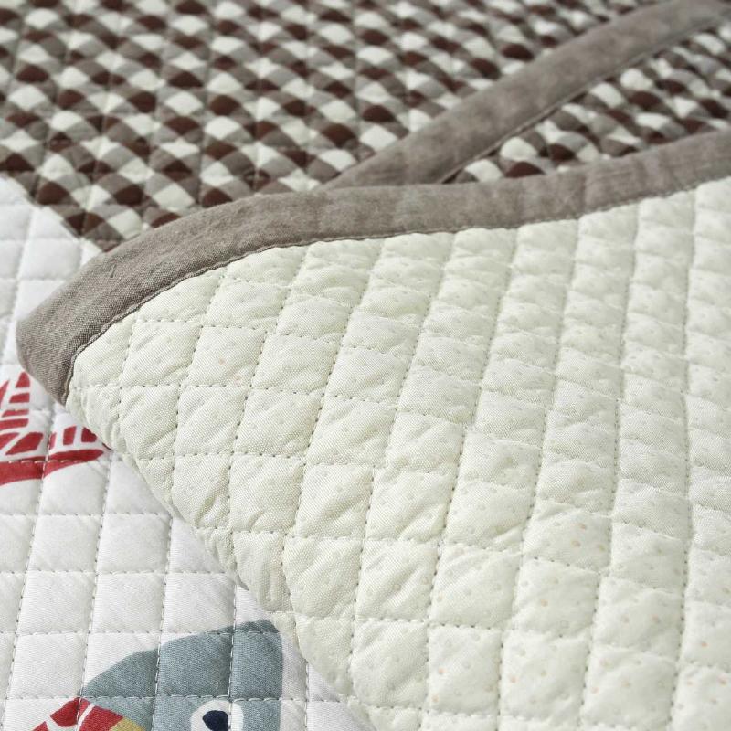 High Quality Printed Cotton Couch Pad Thick Quilted Anti Slip All Season Sofa Cover Living Room Decoration Sofa Dust Cover Cloth