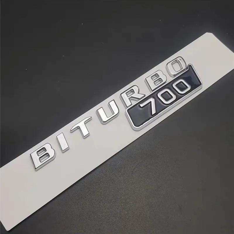 Car BITURBO 700 800 900 Side Fender Trunk Body Badge Emblem Decals Sticker for Mercedes-Benz Brabus G Class G700 G800 G900 W463