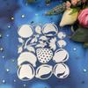 Früchte Metall-Stanzschablonen Scrapbooking DIY-Album Stempel Papierkarte Präge-Dekor Bastelartikel Top-Verkauf