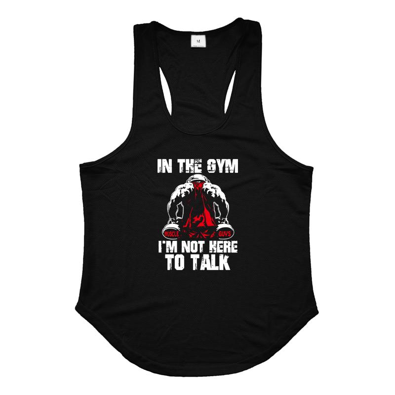 

Muscleguys Gym Tank Top Men Running Vests Fitness Clothing Mens Bodybuilding Stringer Tanktop Summer Sports Clothing Male Sleeveless Shirt XL чёрный