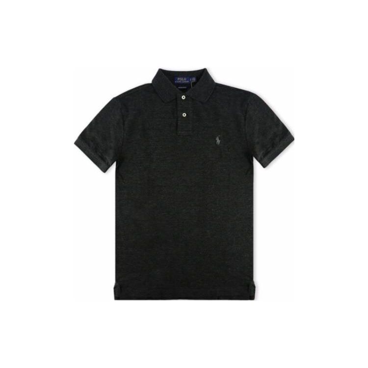 

Polo Ralph Lauren FW22 Поло с коротким рукавом и вышивкой логотипа Мужские топы Черный 710557752-046 S