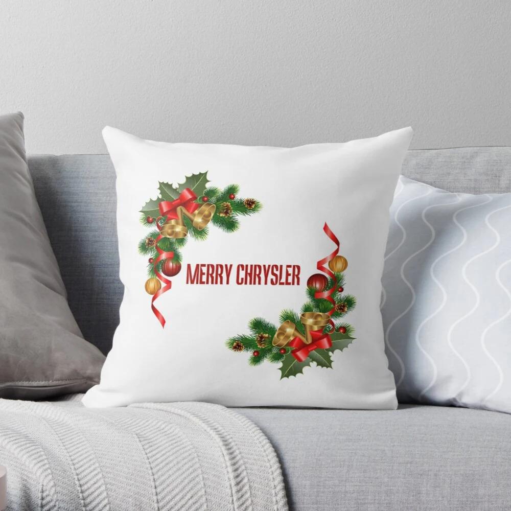 Merry Christmas Decoration Home Pillowcase Cushion Cover Autumn 45X45Cm Red Living Room Sofa Bed Pillowcase