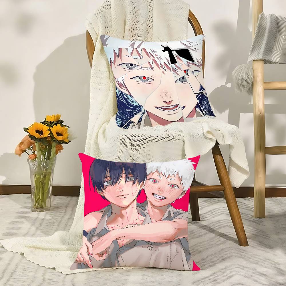 T-The Summer H-Hikaru Died Throw Pillow Covers Pattern Cushion Cover Suitable For Sofa Bedroom Car Pillow Cover