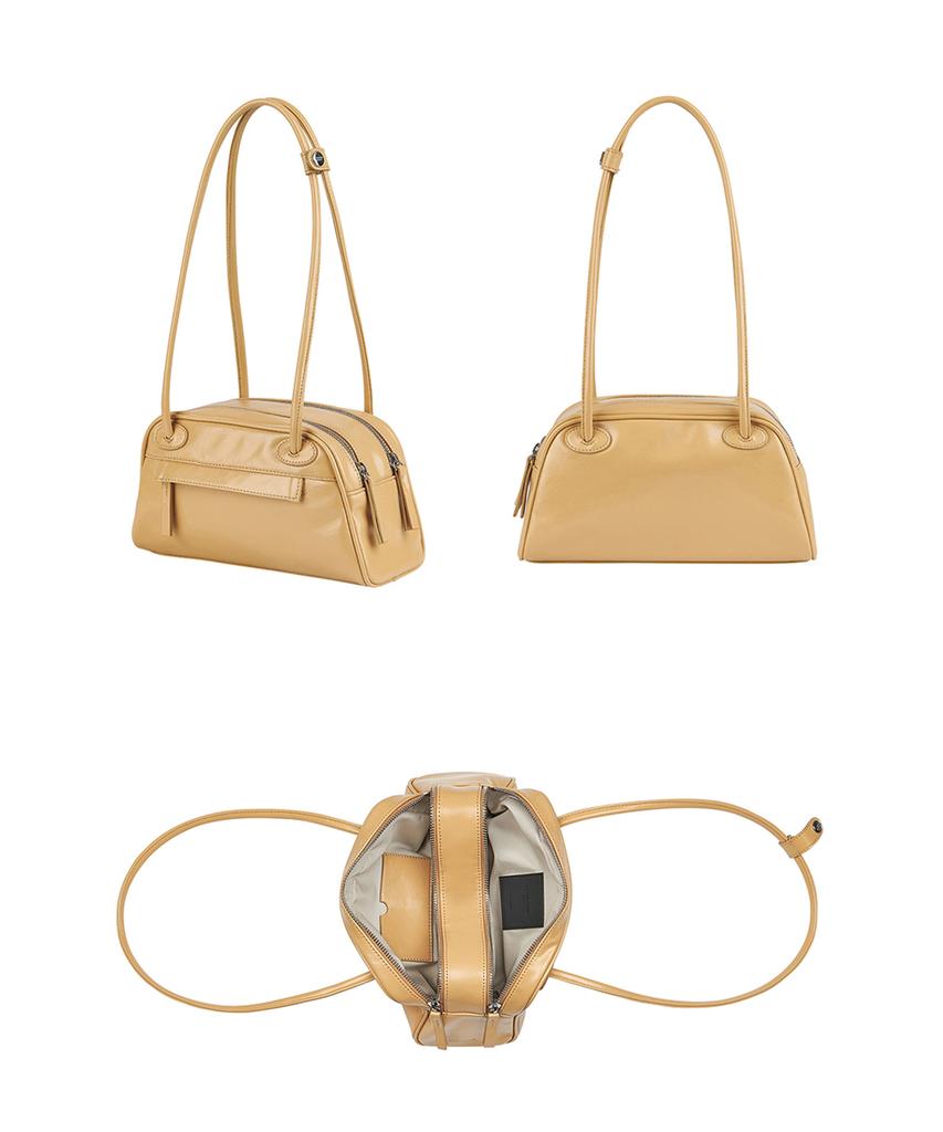 Christine Project Two Zipper Bag Baguette(Brown Butter)