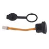 Type C 3.1 Female To Male Panel Mount Adapter 0.1m FPC Cable IP67 Threaded USB C 3.1 Panel Mount