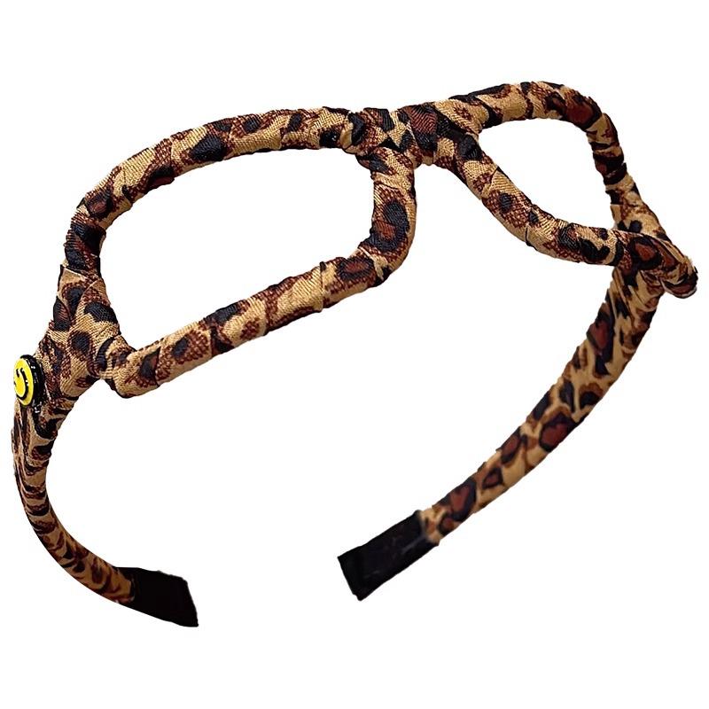 Samt-Stirnband mit Leopardenmuster für Damen - 2024 Modisches und vielseitiges Haaraccessoire