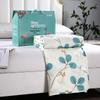 Summer Cool Gift Quilt Set: Washable Cotton Comforter & Thin Quilt