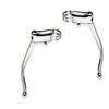 1 Pair Stainless Steel Bike Brake Lever  for Fixed Gear Bikes,Road Bikes,City Bikes