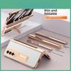 For Samsung Galaxy Z Fold 2 Protective Case With Electroplated Leather Cover And Builtin Pen Holder For Business Users