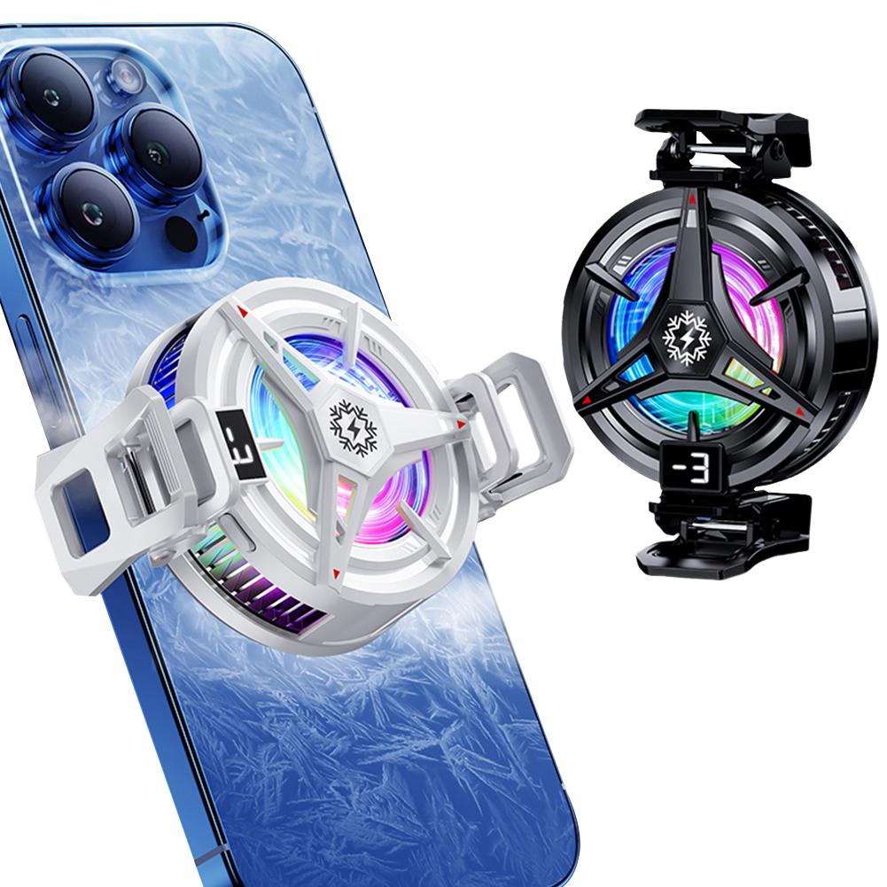 2-in-1 Magnetischer/Rückseiten-Clip Handy Halbleiter-Kühlungsradiator Schnelle Kühlung Handykühler für Android iPhone