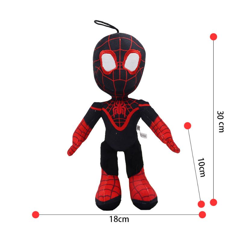 30cm Marvel Spiderman Plush Toy Soft Stuffed Cartoon Stuffeds Dolls Large Plushs Boy Cloth Dolls Pillow Kids Christmas Gift