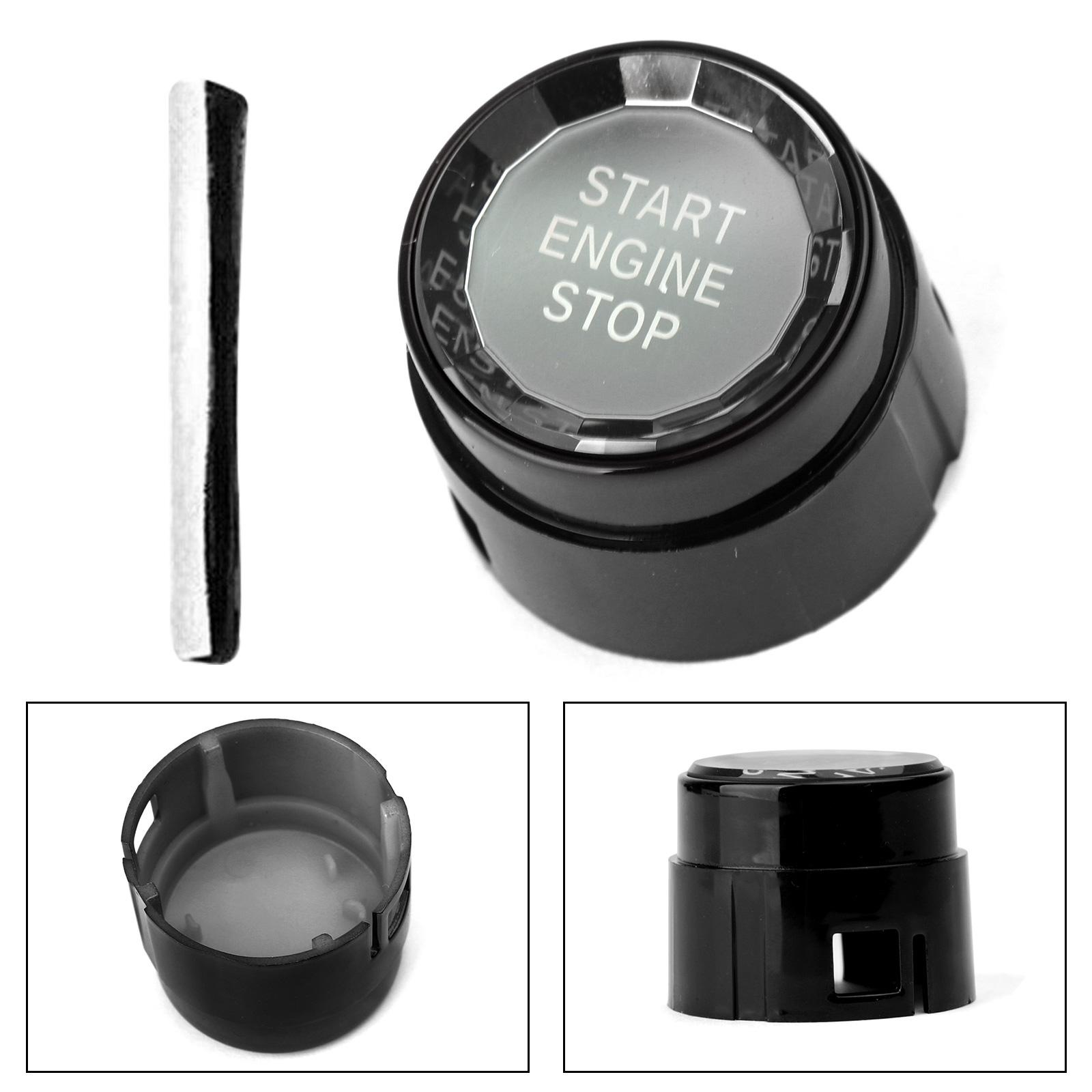 

Black Start Stop Engine Push Button Switch Cover Crystal For BMW F Chassis F30