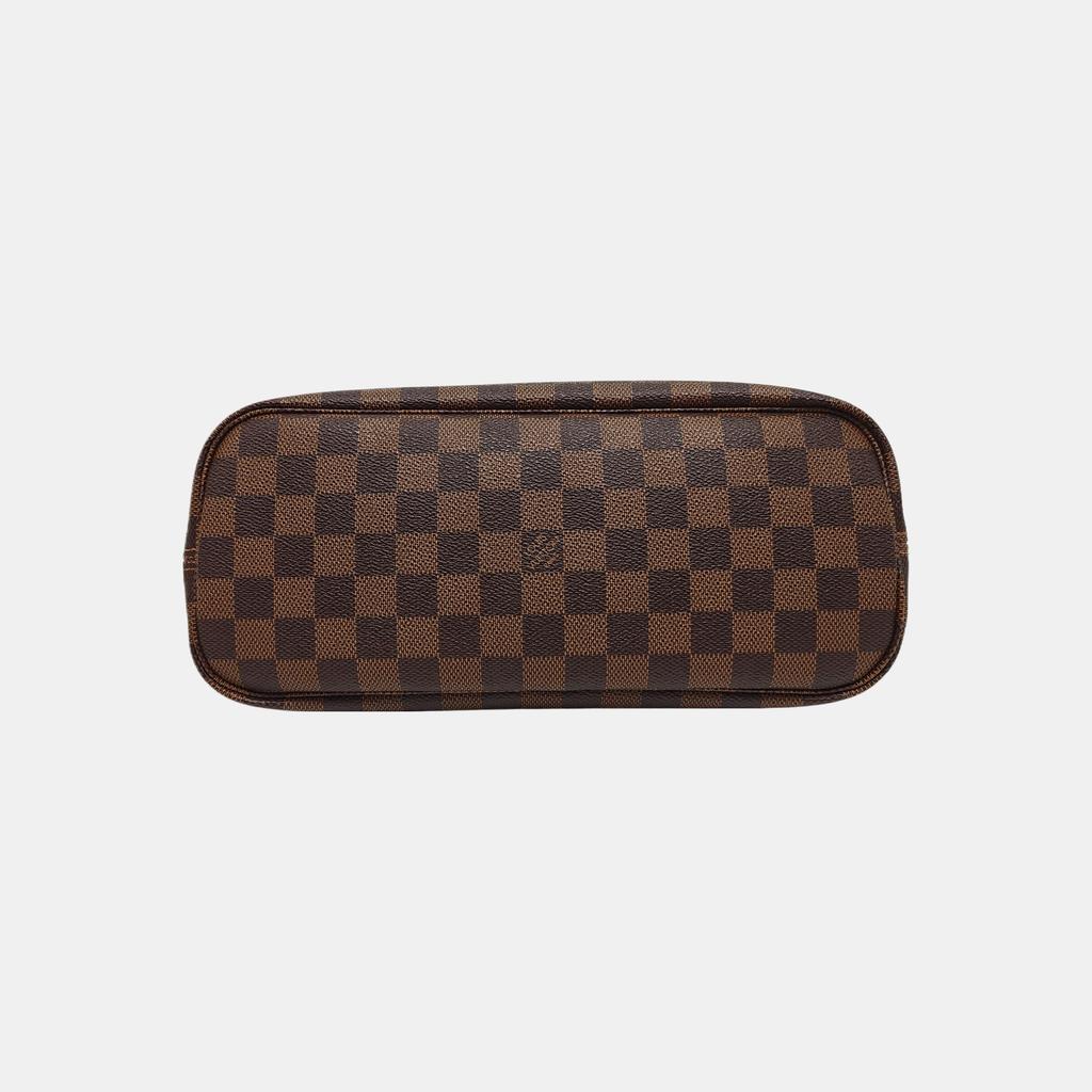 [Pre-Owned] Neverfull PM Checkered Coated Canvas With Leather Trim Tote Bag - Very Good #1VALIZG