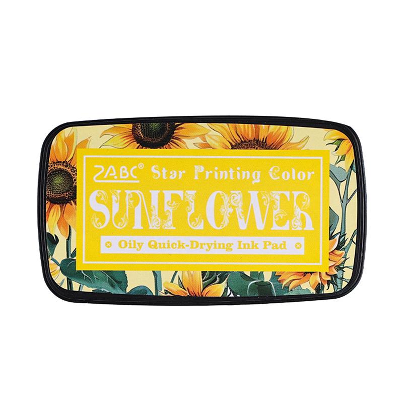 Colorful Multicolor Ink Pad Planner Stamps Art Scrapbook Student Supplies Self Ink Stamp Inkpad School Accessories Stationery