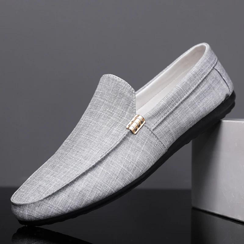 Fashion Men Casual Shoes Luxury Brand Men Loafers Breathable Comfort Slip-on Mens Driving Shoes lightweight Lazy Shoes Moccasins