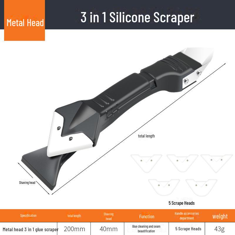 

Многофункциональный силиконовый скребок и разбрасыватель клея