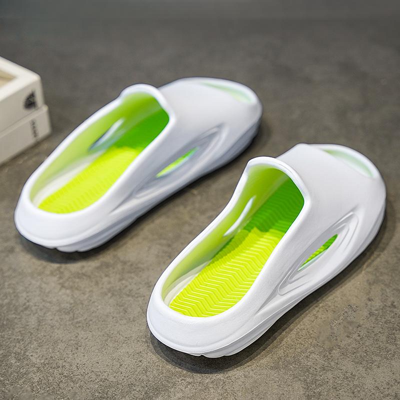 38-45 Herren Groß Mode Weiche Sohle Einzeiler Pantoletten Zuhause Freizeit Hausschuhe Strandsandalen