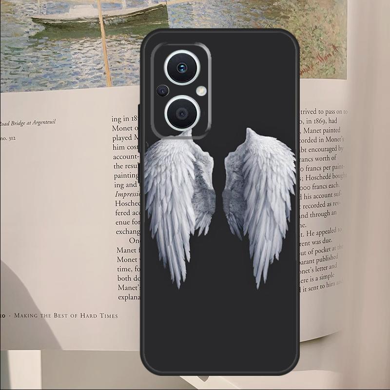 

Чехол с крыльями Ангела и Дьявола для OPPO Reno 14F 11F 12F 13F 10 11 12 13 14 Pro 7 8 Lite Чехол для OPPO Find X6 X8 X9 Pro OPPO Reno13