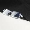 17pcs Anti-Blue Light Frameless Reading Glasses Fashionable Eyeglasses Simple Reading Glasses Unisex
