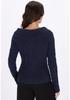 Women's Vintage French Cable Knit Sweater - Slim Fit, Long Sleeve, Autumn Pullover