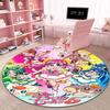 Mobile Suit Gundam Cartoon Round Rug Can Be Used To Decorate Living Rooms, Bedrooms, Sofas, and Game Rooms; Non-slip Rug.66