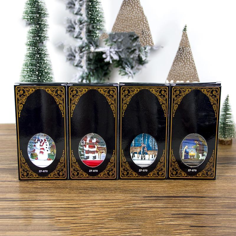 Christmas Decorations Painted Portable Christmas Lights Creative Christmas Small Lights Decorations