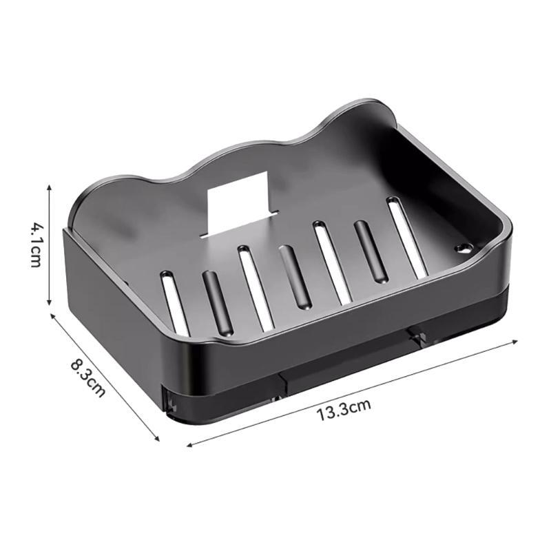 Double Layer Soap Box Drain Soap Holder Bathroom Accessories Suction Cup Soap Dish Tray Soap Dish For Bathroom Soap