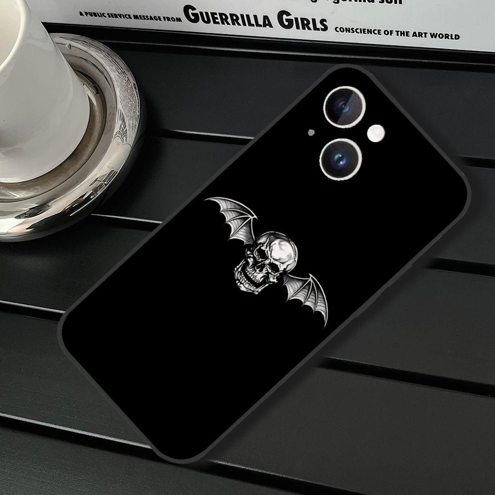 Avenged Sevenfold V2 Full Phone Case For Iphone 16 15 11 13 14 Pro Max 7 8 Plus X Xr Xs Max 12mini Black Shell Cover Case