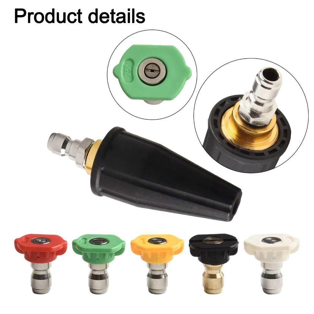 Stainless Steel Turbo Rotary Nozzle Solid Brass Turbo Spray Tips  Car Cleaning