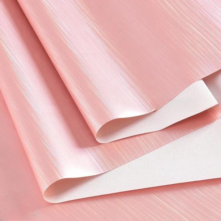 100x150cm Pu Leather Chameleon Waterproof Down Coat Fabric Glossy Symphony Gradient for Leather Jacket Fabric Materials