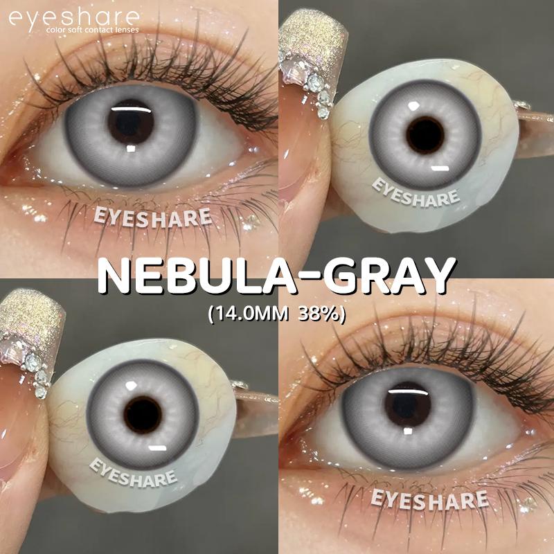 Eyeshare 1Pair Cute Cosplay Colored Contact Lenses for Halloween Anime Blue Pupil Lens Red Contact Lens Purple Colored Lenses