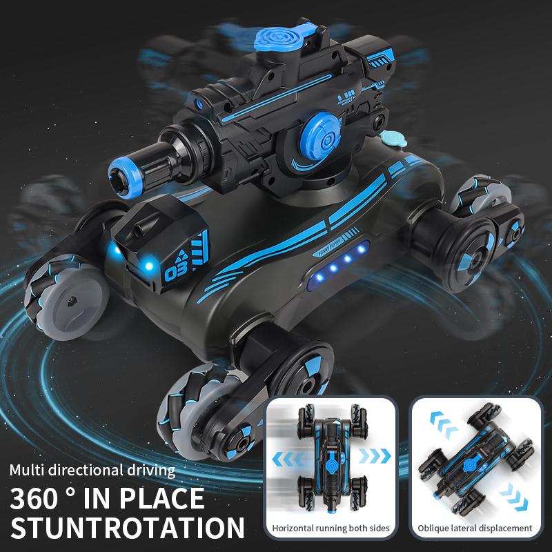 Rc Robot Dog Remote Control Car Shooting Games 2.4G 4WD Radio Controlled Gesture Sensing Spray Smart Robot Puppy Children Toys