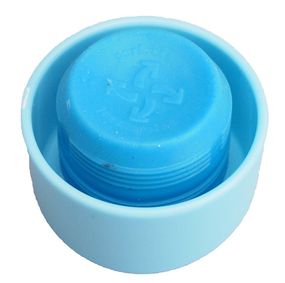 Pearl Metal Water Bottle 1000ml Direct Drinking PC Aqua Bottle Blue Block Style H-6038