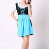 Beer Festival Costume Bavarian Women's Performance Costume Floral Print Square Neck Dress
