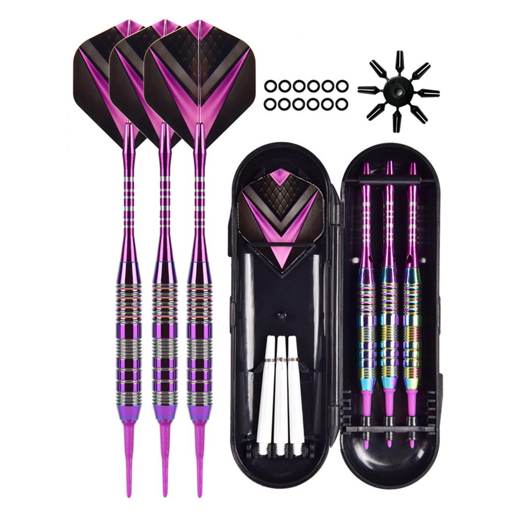 

Набор из 3 металлических наконечников для дротиков с защитой от полета, набор дротиков с мягким наконечником, легкий набор дротиков красный