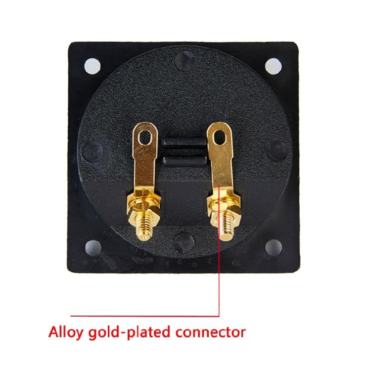 56.5mm 2 Way Binding Post Speaker Terminals Connectors For Sound System Installation And Upgrades