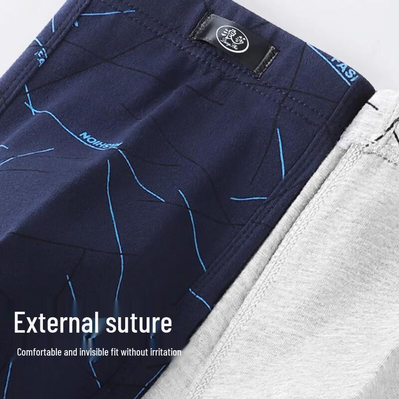 Langsha Men's Plus Size Boxer Briefs